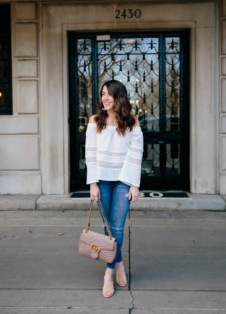 Eyelet and Off The Shoulder
