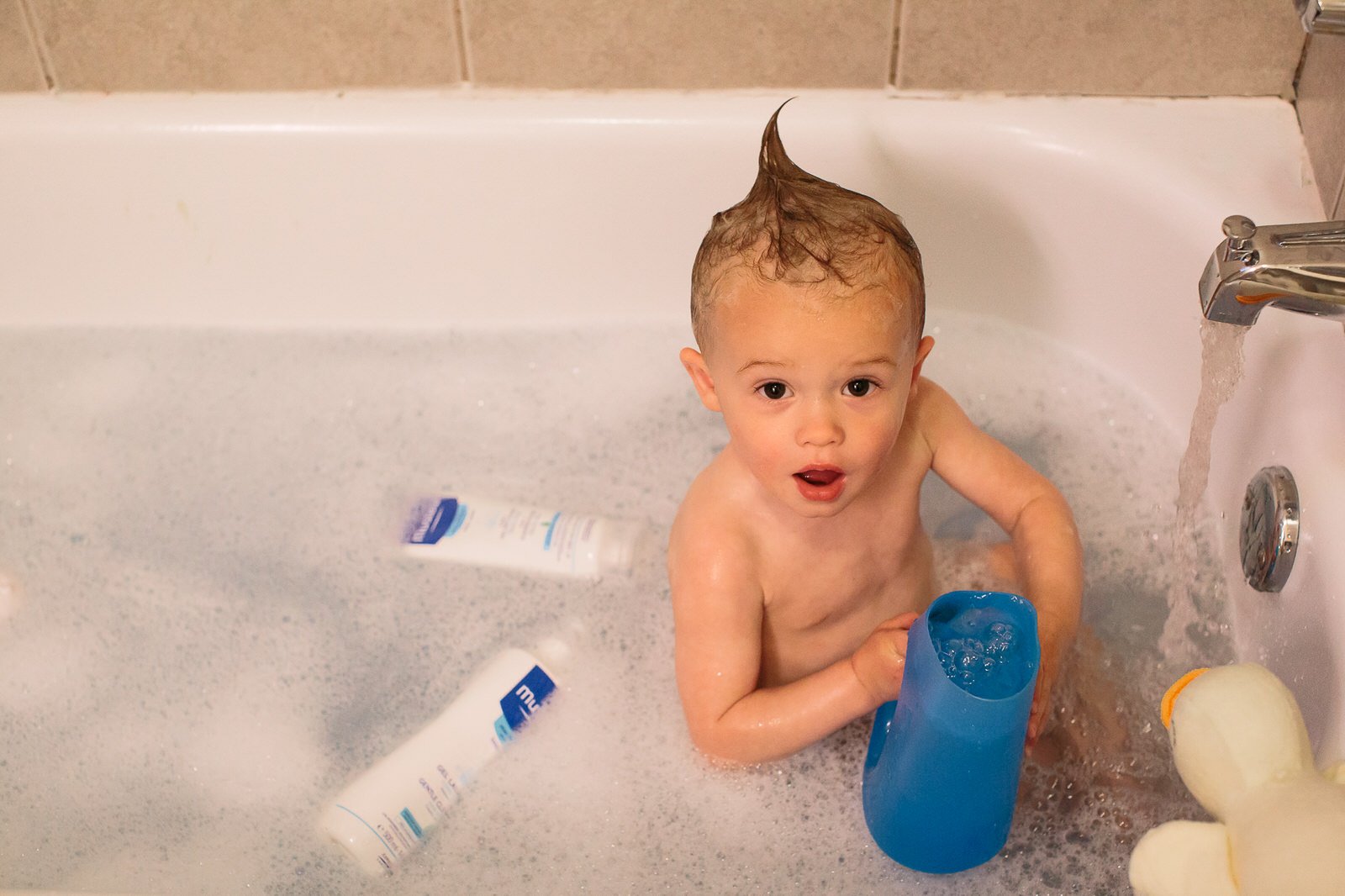 Bath Time with Charlie The Best Bath Products for Babies Sequins