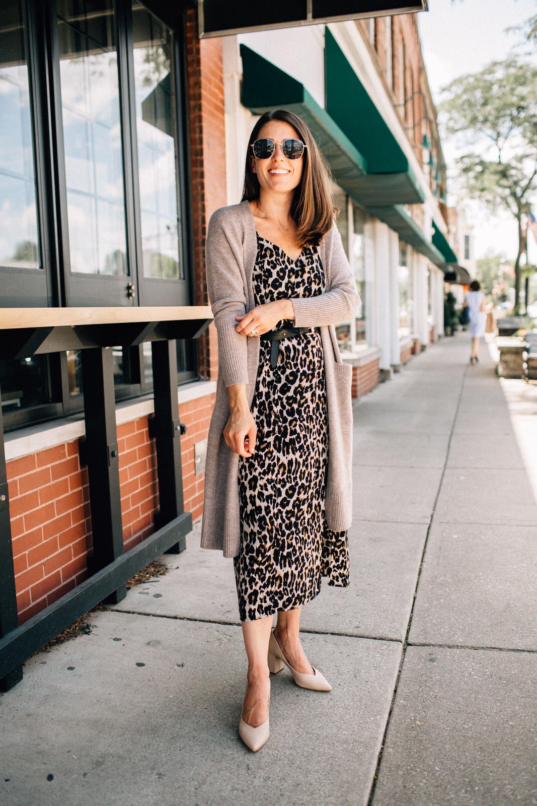 Nordstrom Anniversary Sale Styled Outfit: Beige Cardigan with Lace