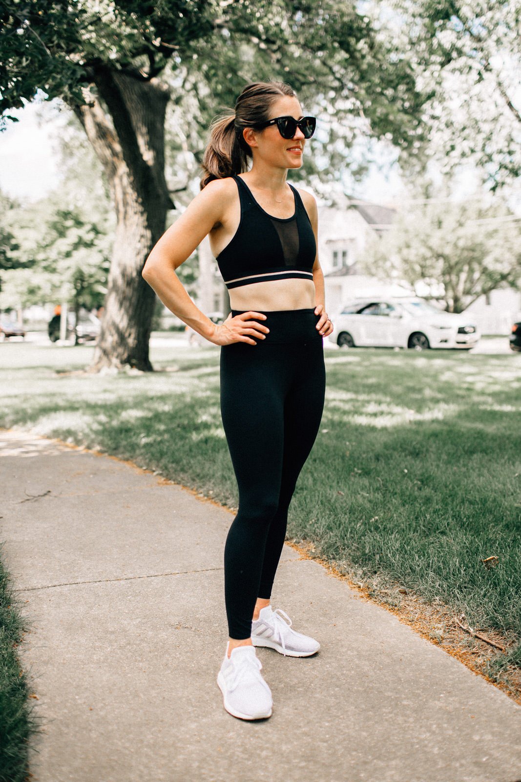 Nike Cropped Running Tights Black - $25 - From Kaleigh