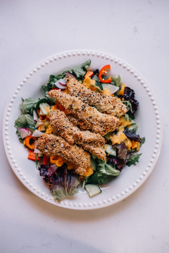Skinny Baked Crispy Chicken Tender Recipe