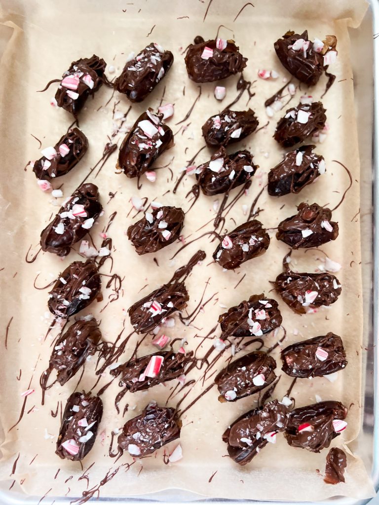 Peppermint Fudge Date Bites