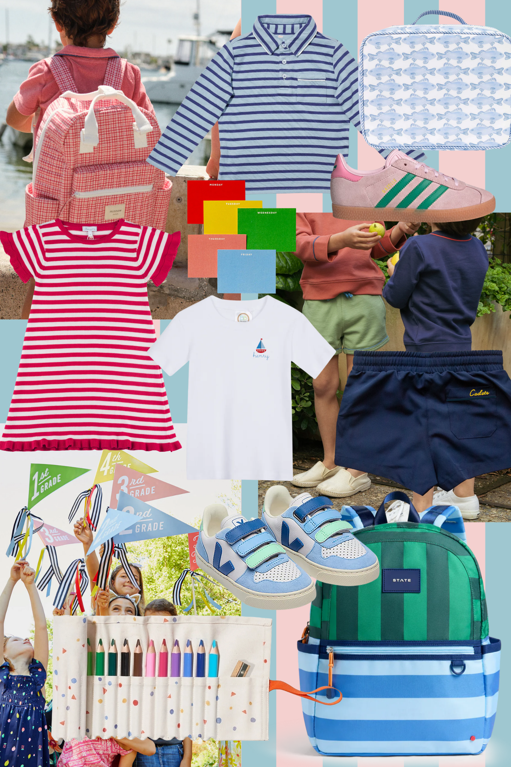 back to school shopping for kids, back to school, elementary school, 