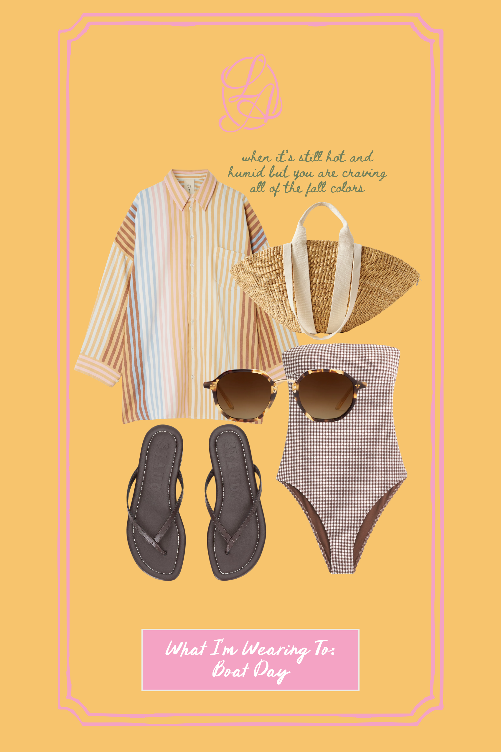 what to wear to a boat day, outfit suggestions for boat day