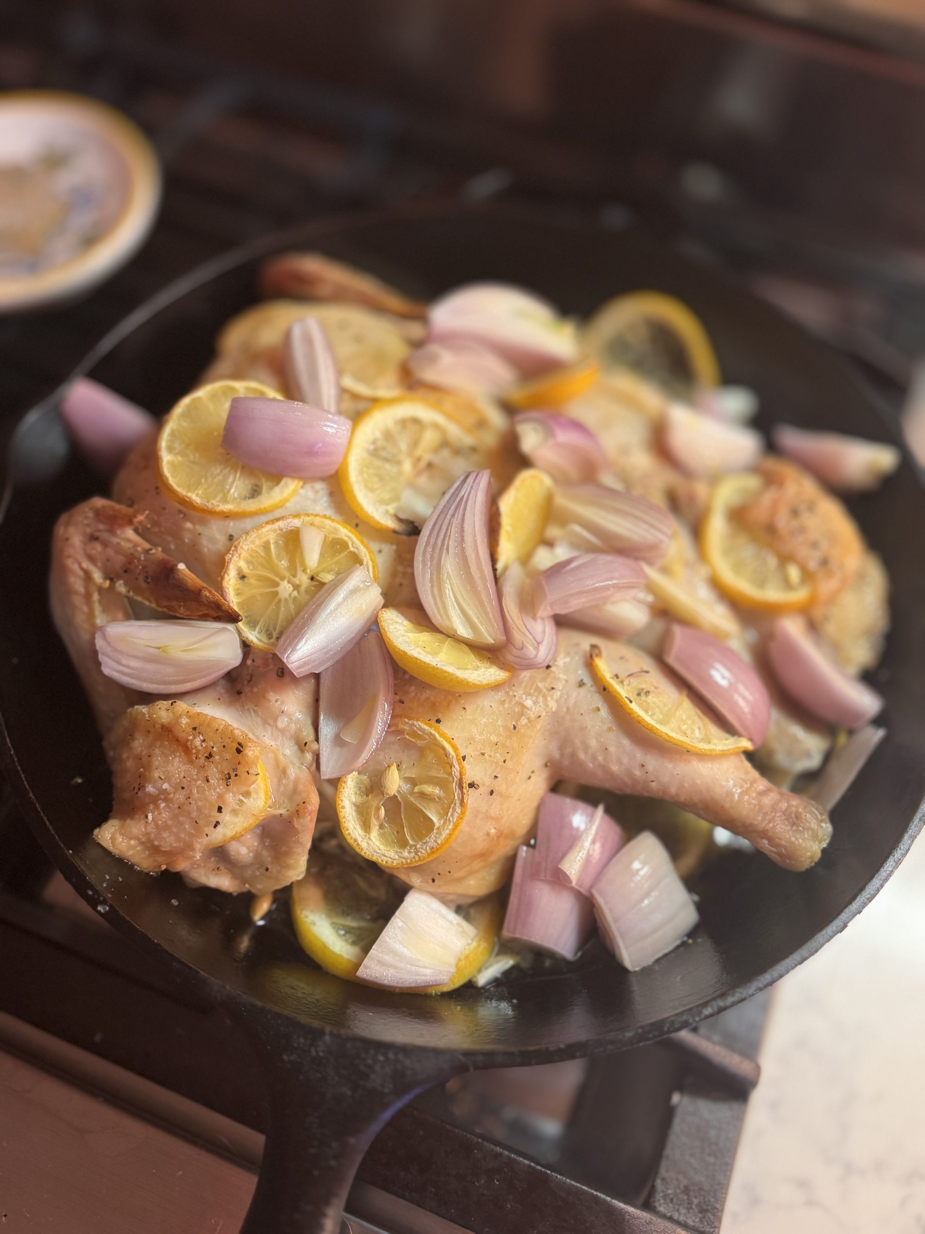 Martha Stewart's spatchcocked lemon chicken recipe