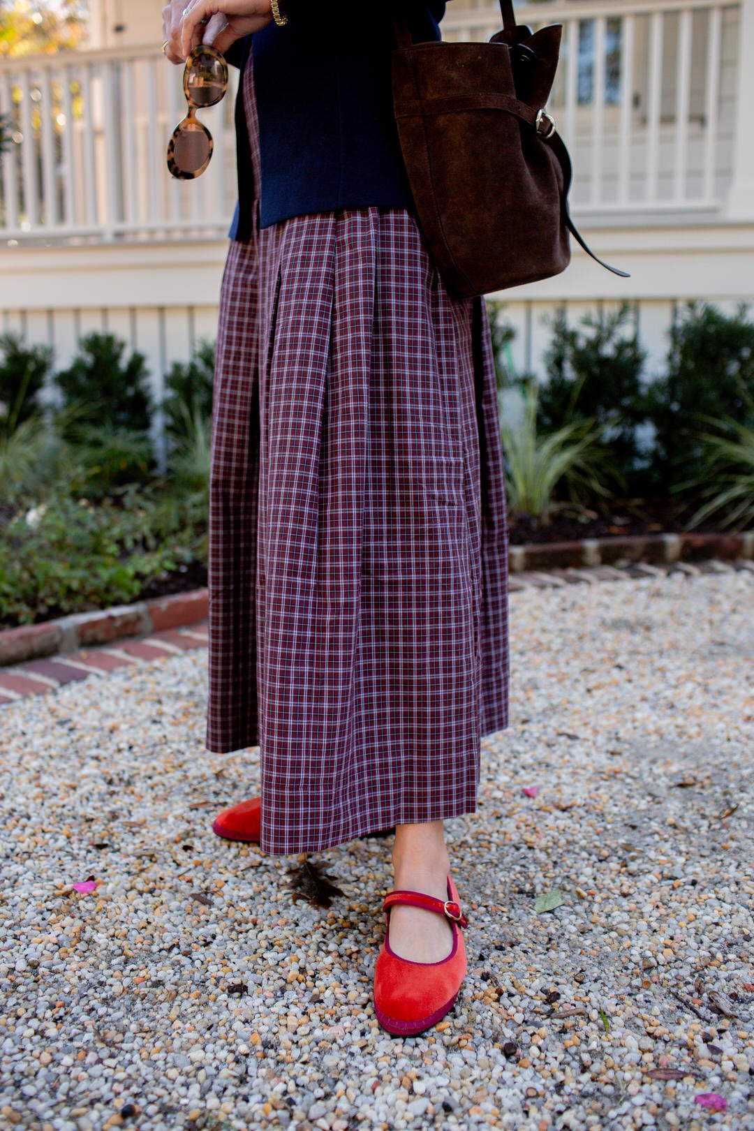women's plaid skirt, Thanksgiving outfit 