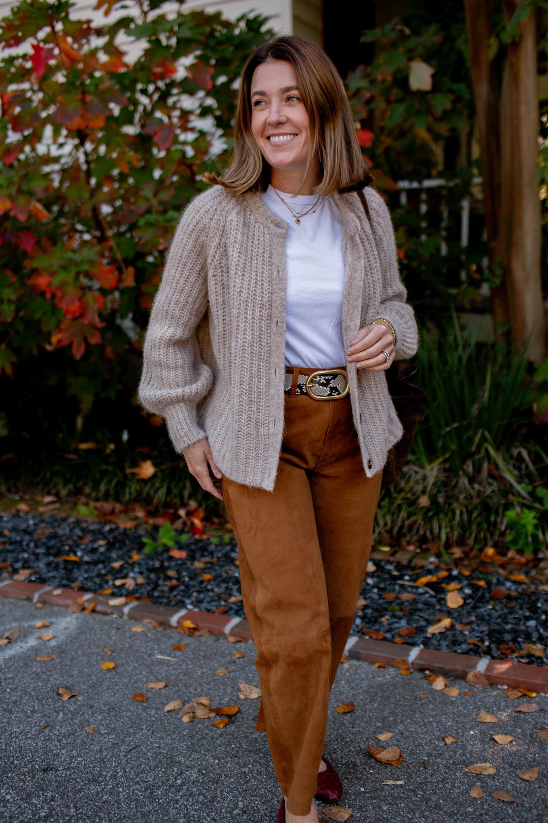 suede pants for fall