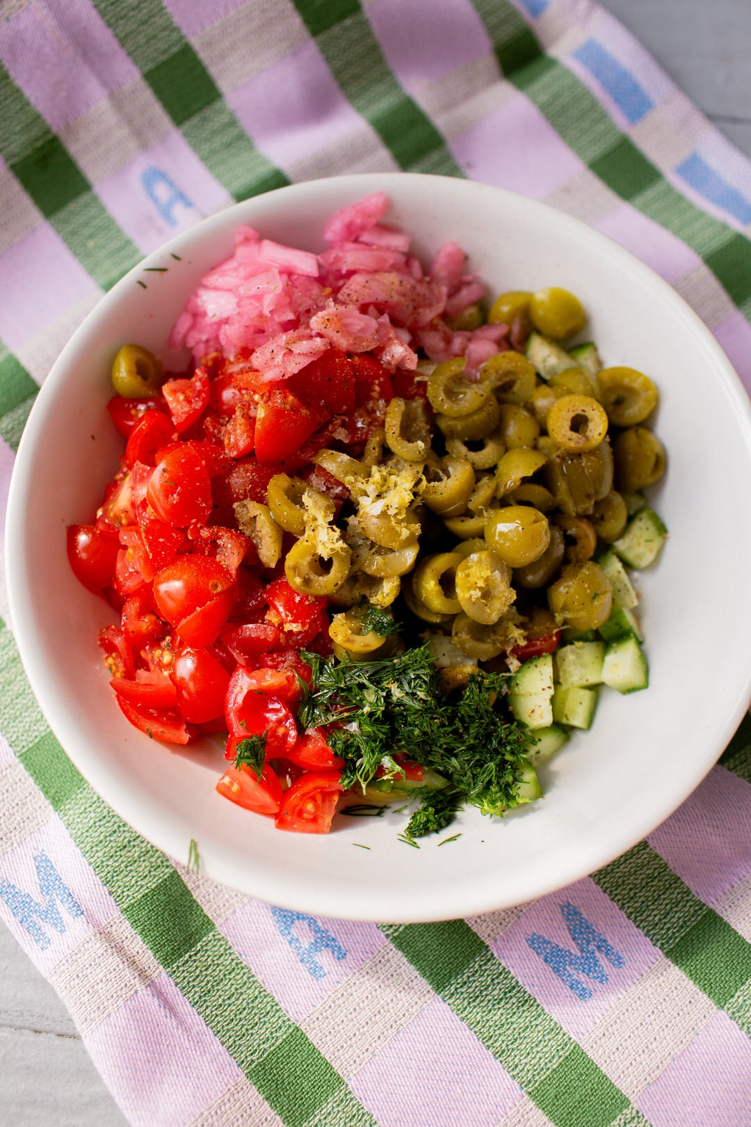 mediterranean slaw for gyros