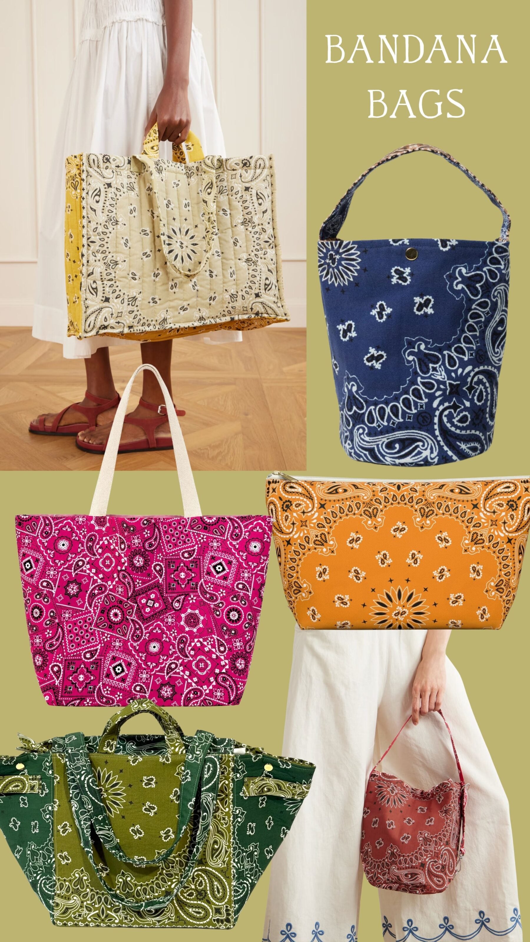 bandana print bags, the best bandana print bags